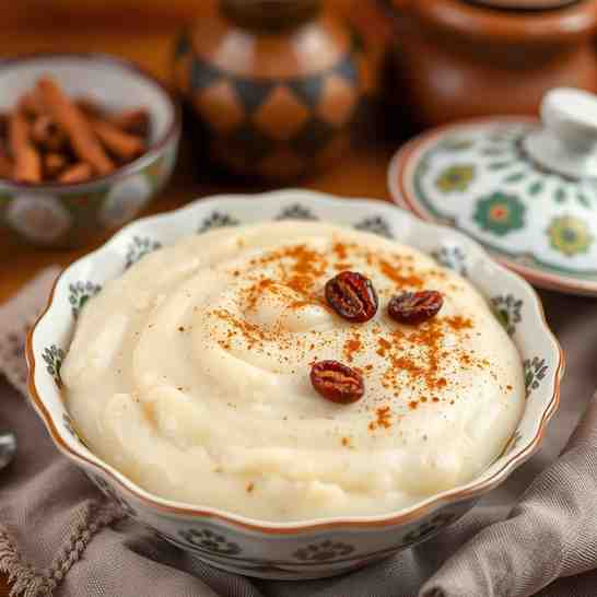 Best Creamy Rice Pudding - Mauritanian Teurgoule